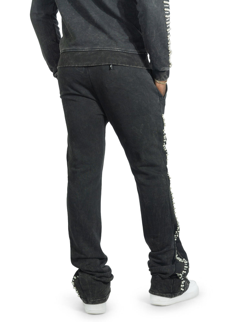 F5245 Blind Faith Hoodie Set - Black
