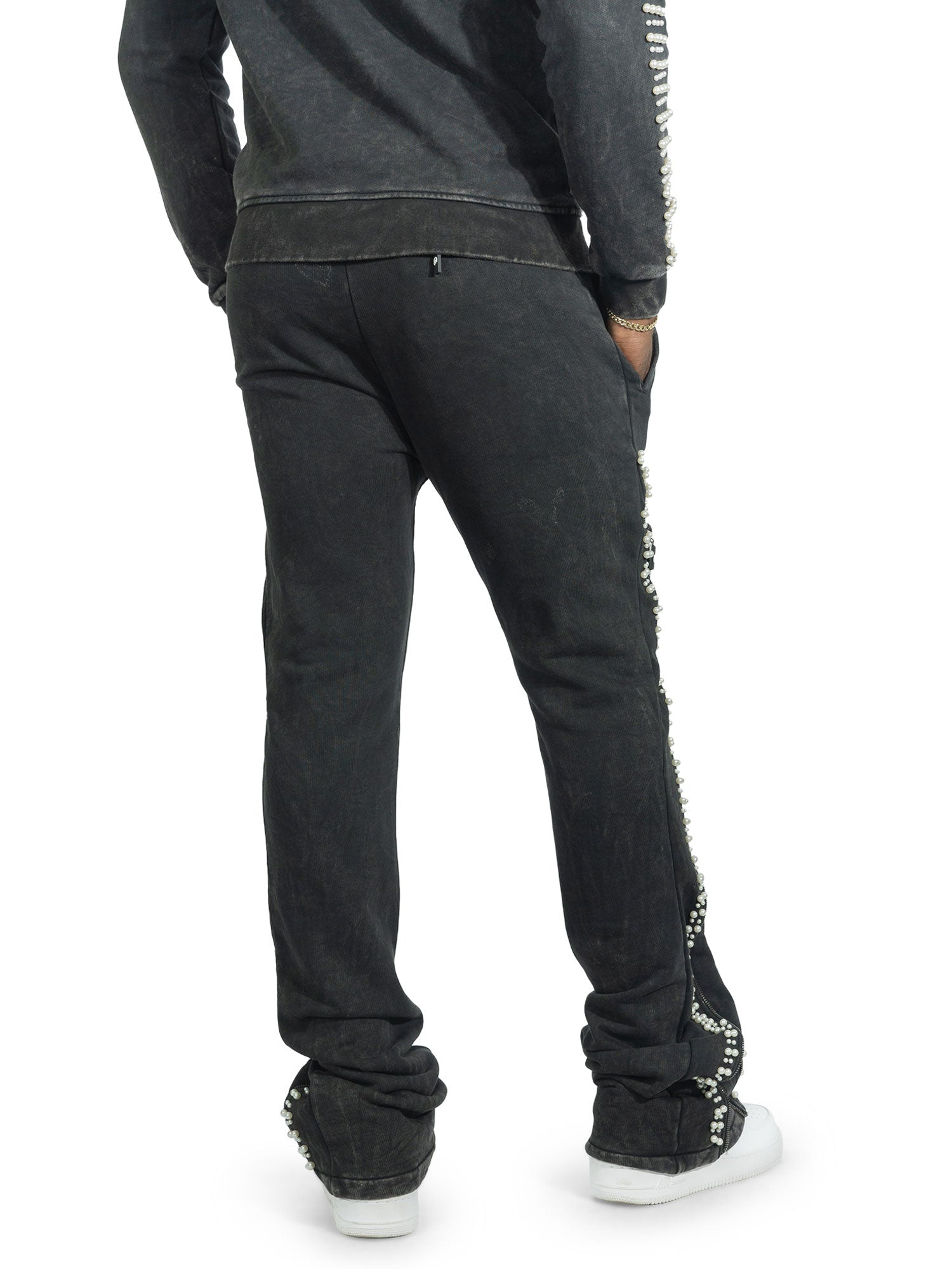 F5245 Blind Faith Hoodie Set - Black