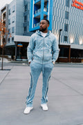 F5245 Blind Faith Hoodie Set - Blue