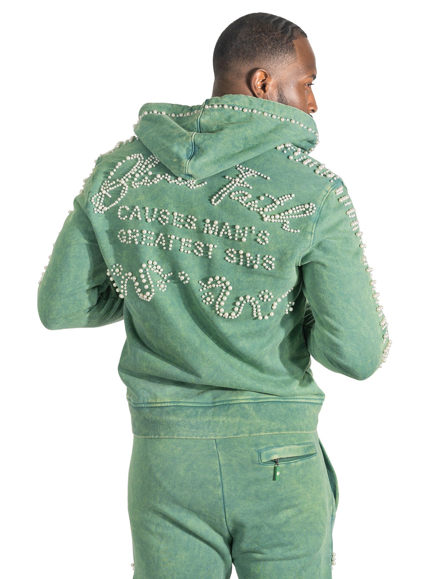 F5245 Blind Faith Hoodie Set - Green