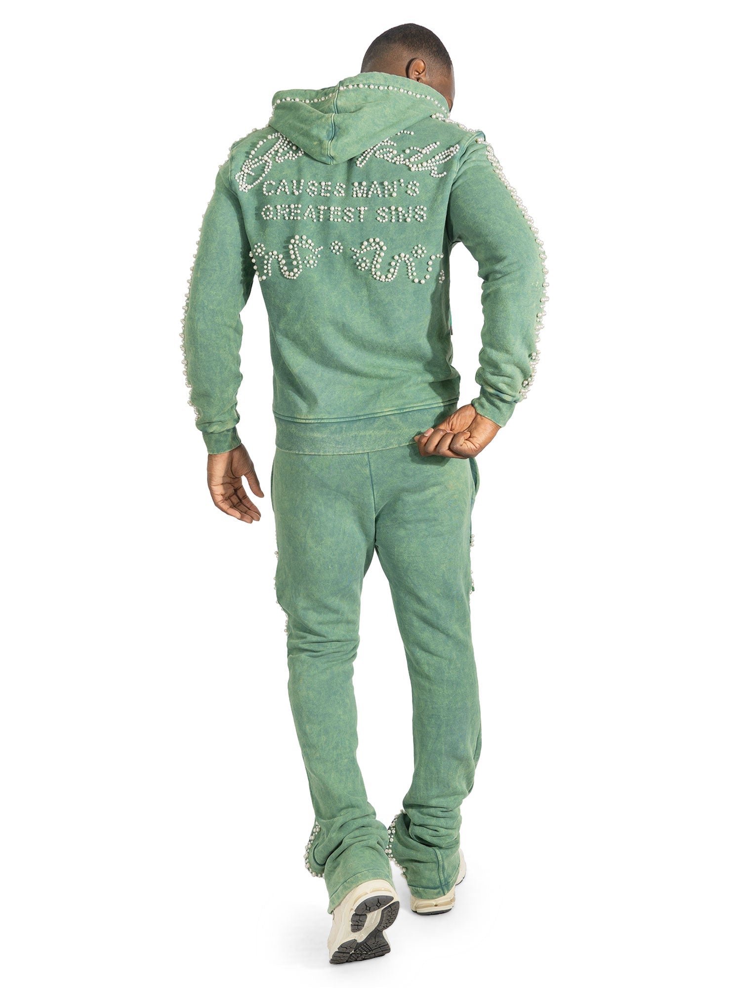 F5245 Blind Faith Hoodie Set - Green