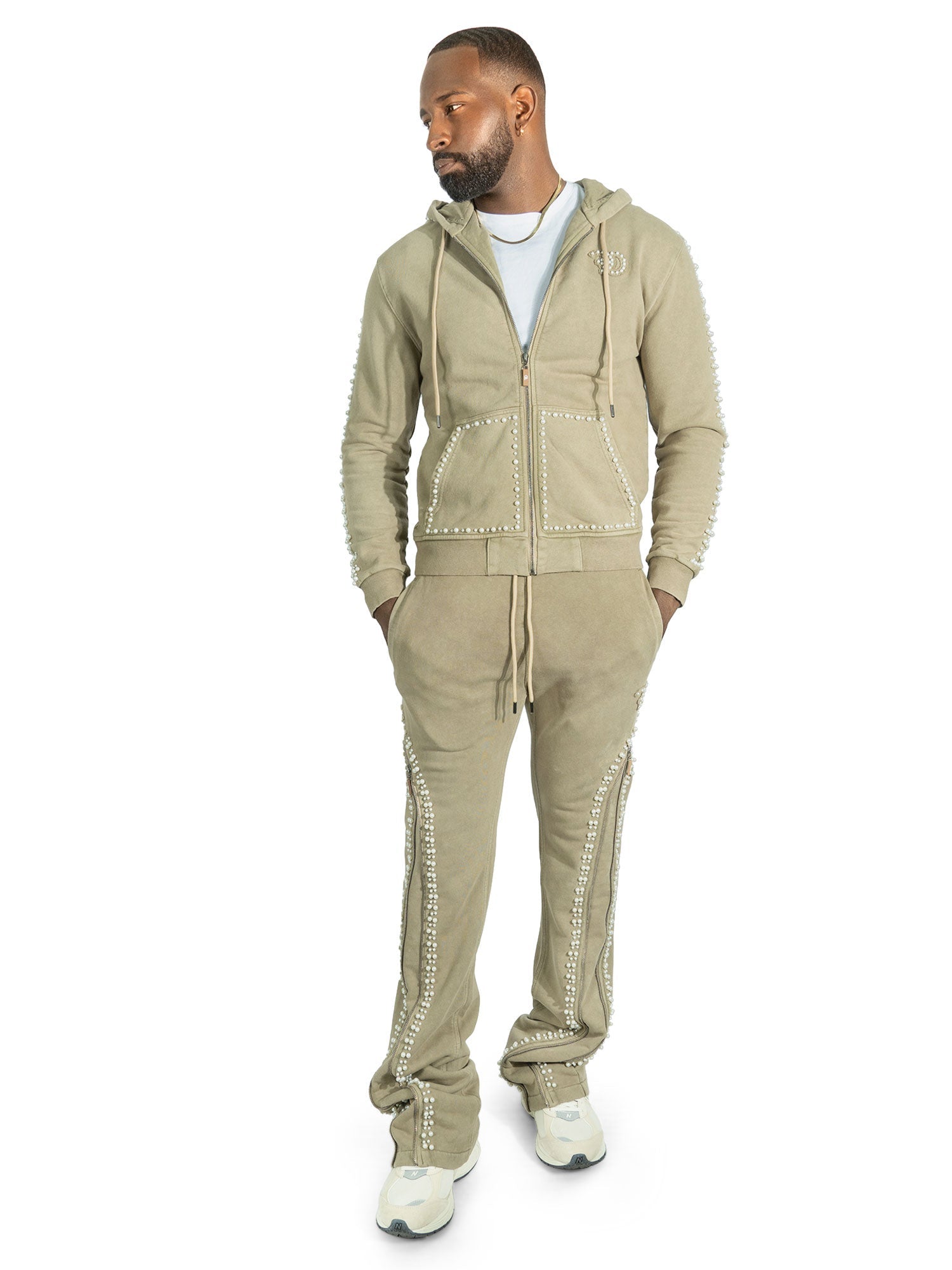 F5245 Blind Faith Hoodie Set - Mocha
