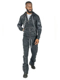 F5710 Loyalty Zip-up Set - Black