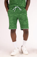 F678 Baroque Terry Shorts- Green