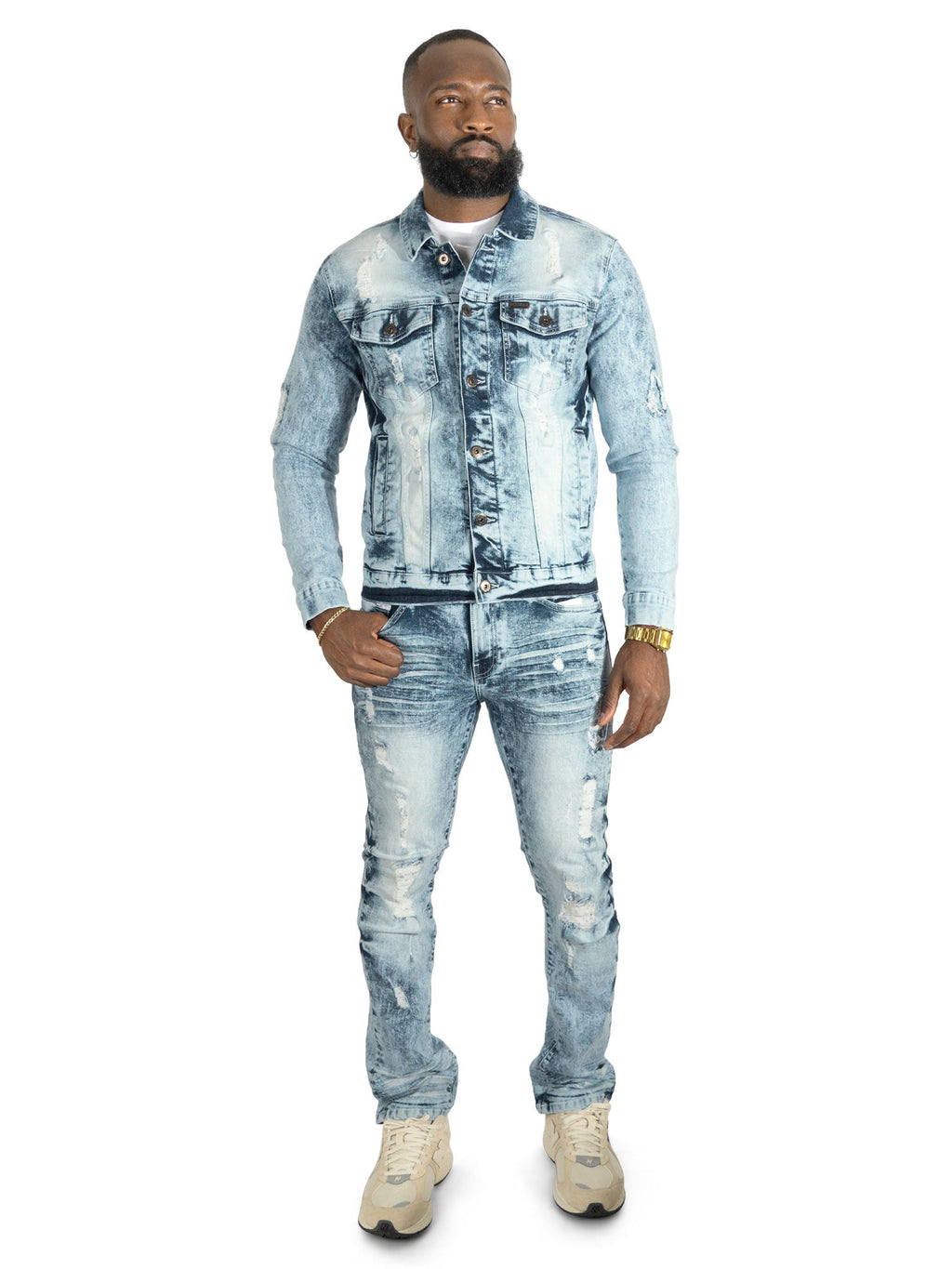 M1000 Prego Denim Jacket - Light Wash