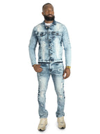 M1000 Prego Denim Jacket - Light Wash