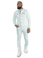 M1000 Prego Denim Jacket - White
