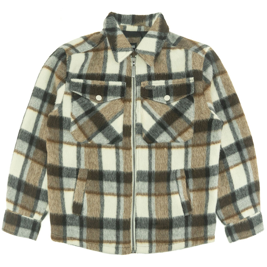 M1058 Gabana 26 Wool Shacket - Natural