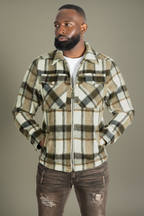 M1058 Gabana 26 Wool Shacket - Natural