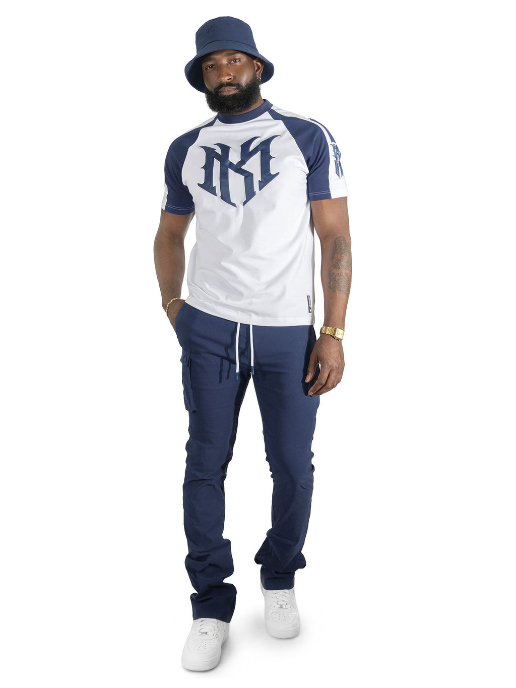 M119 Adorni Reglan T-shirt - Navy