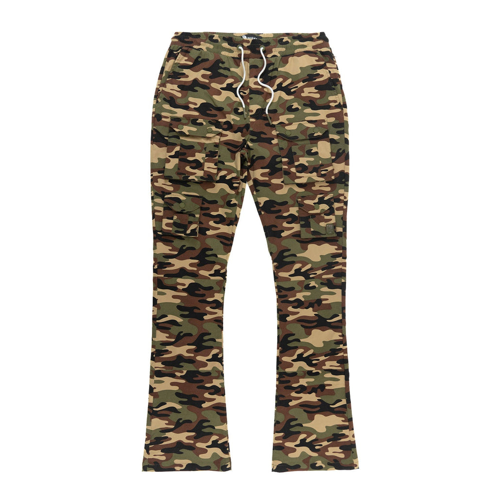 M1633 Colton 34” Stack Nylon/Spandex Sweat Pants - Camo