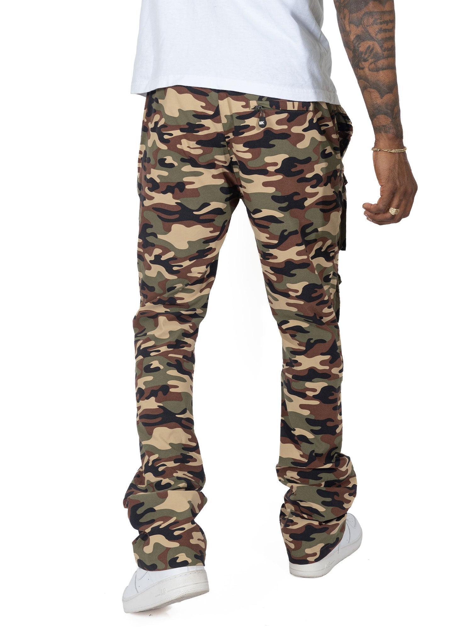 M1633 Colton 34” Stack Nylon/Spandex Sweat Pants - Camo