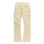 M1634 Adorni Stacked Nylon Pants - Khaki