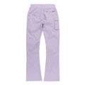 M1634 Adorni Stacked Nylon Pants - Lavender