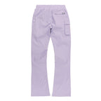 M1634 Adorni Stacked Nylon Pants - Lavender
