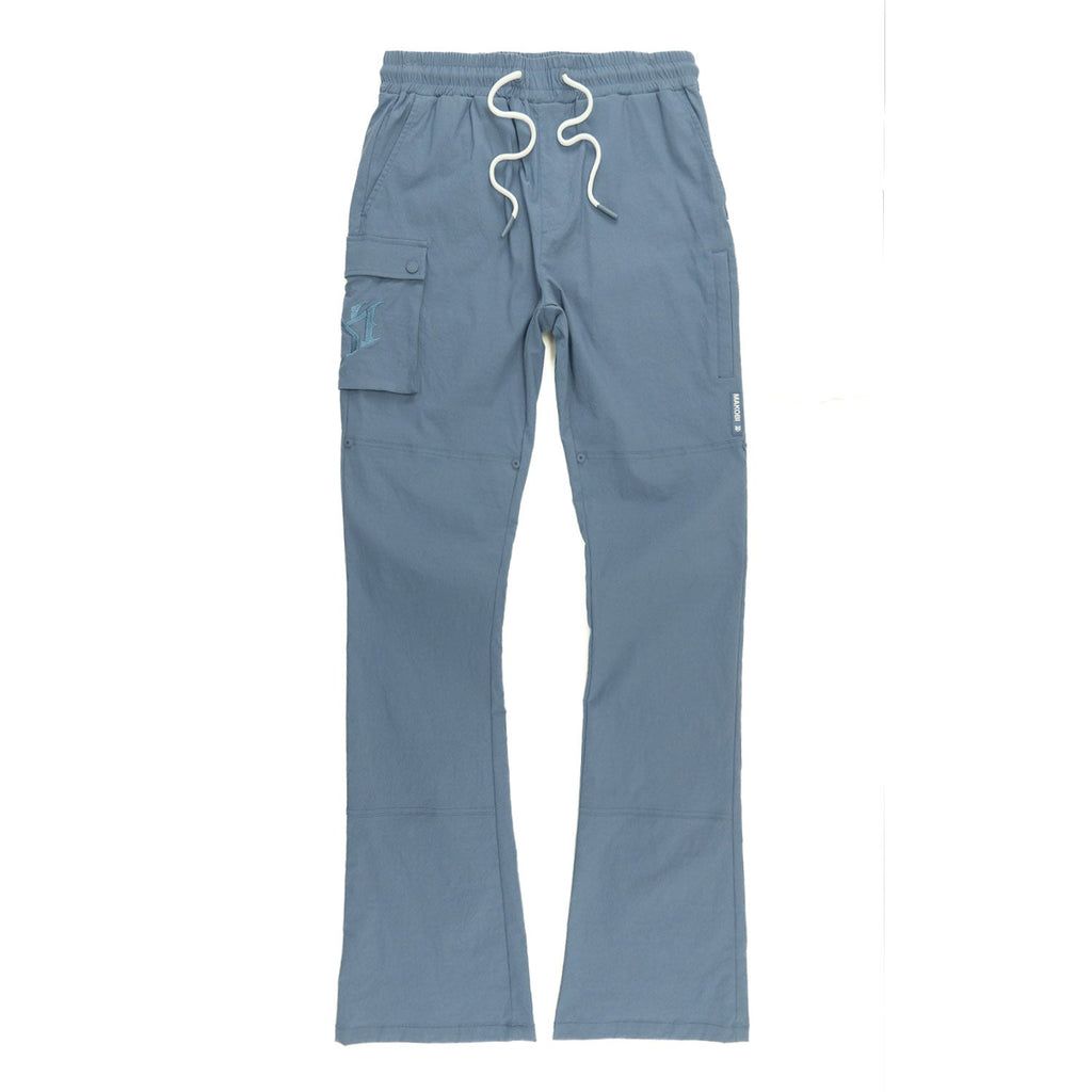 M1634 Adorni Stacked Nylon Pants - Midnight Blue