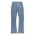 M1634 Adorni Stacked Nylon Pants - Midnight Blue
