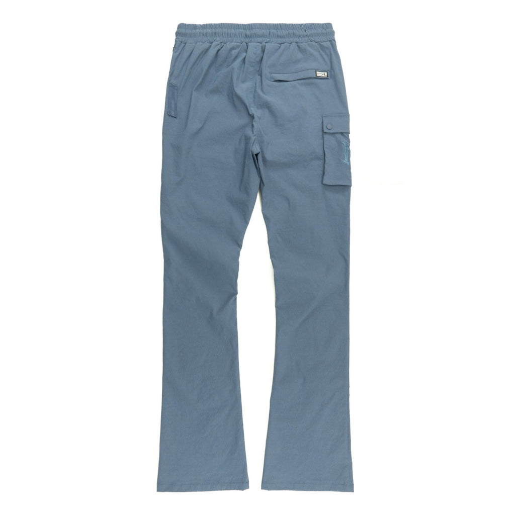 M1634 Adorni Stacked Nylon Pants - Midnight Blue