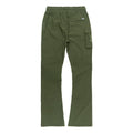 M1634 Adorni Stacked Nylon Pants - Olive