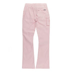 M1634 Adorni Stacked Nylon Pants - Pink