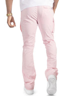 M1634 Adorni Stacked Nylon Pants - Pink