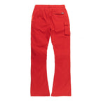 M1634 Adorni Stacked Nylon Pants - Red