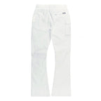 M1634 Adorni Stacked Nylon Pants - White