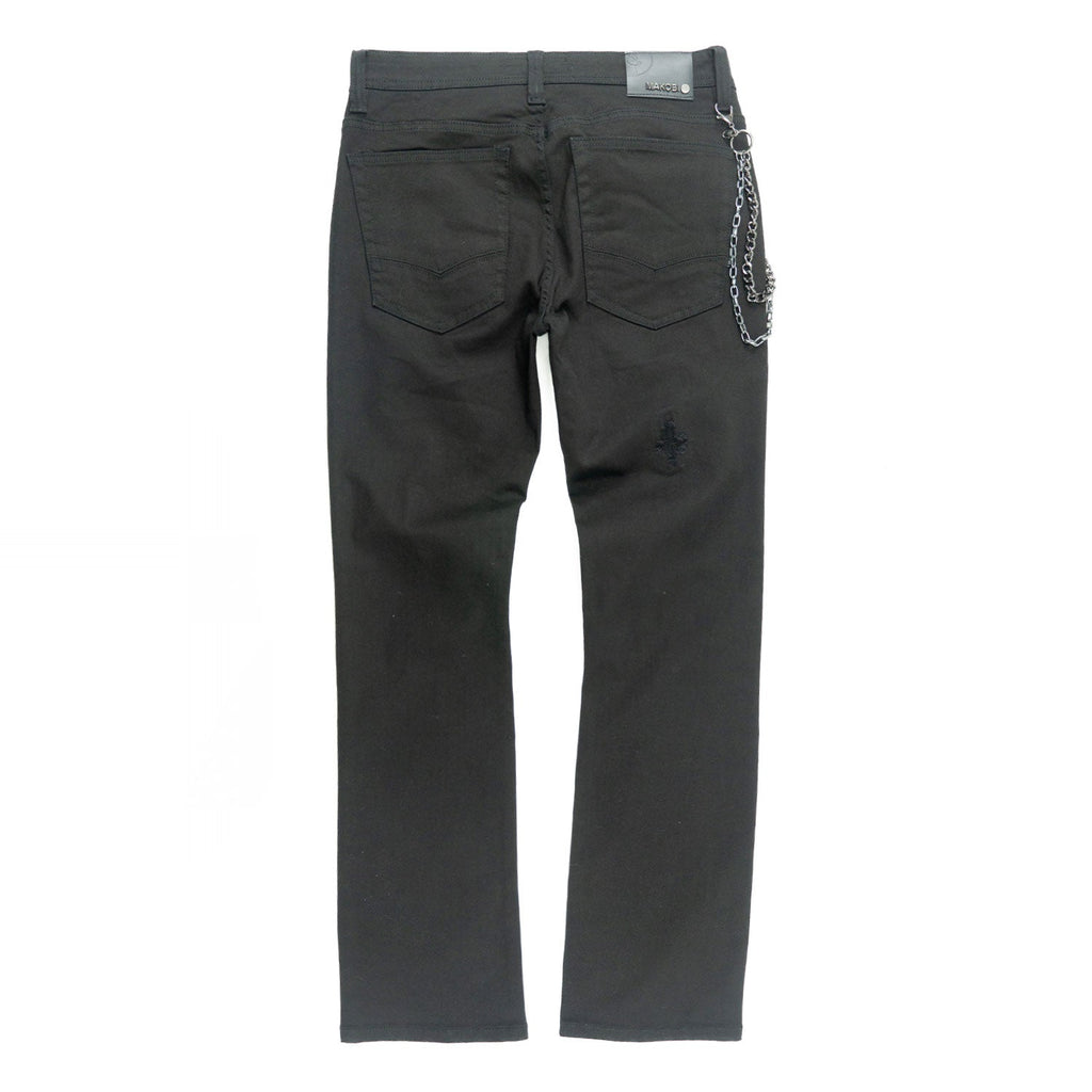 M1763 Adorni Chain Pants - Jet Black