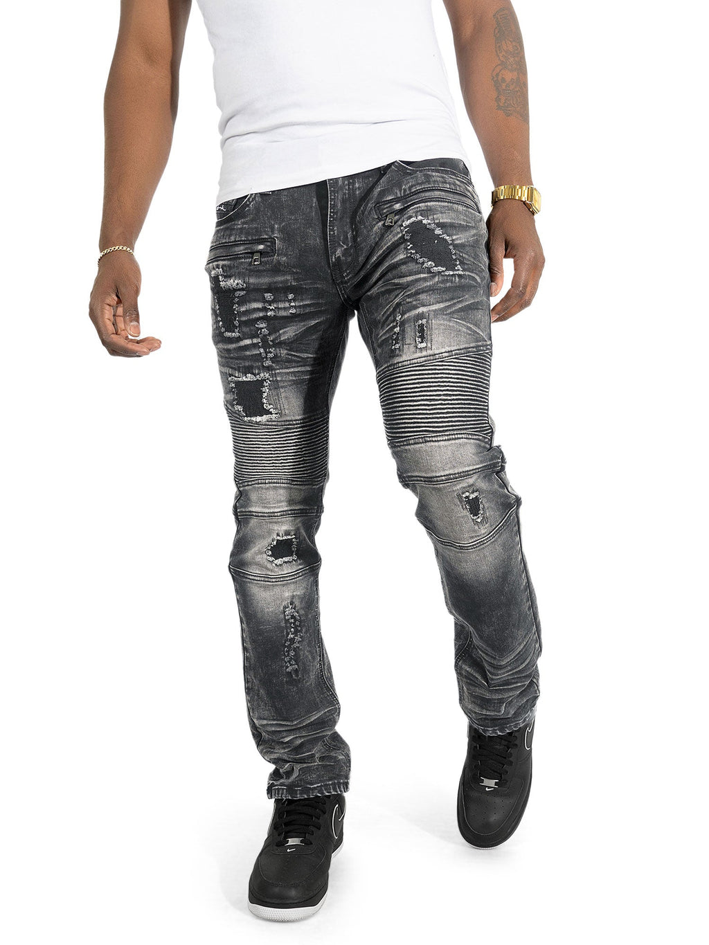 M1786 Prado Biker Jeans Set of 3