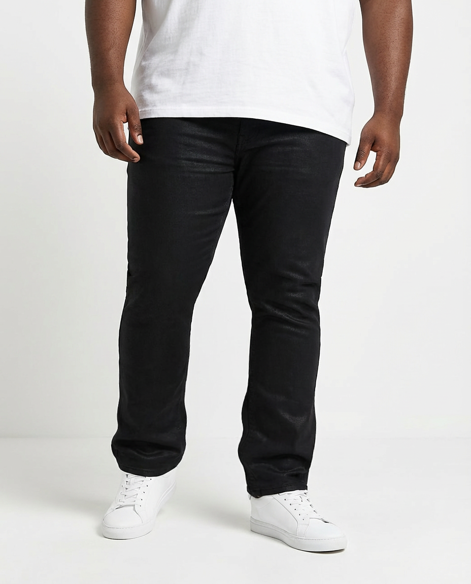 M1818 Premium Raw Denim Jeans - Black