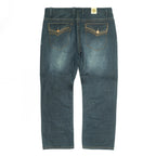 M1826 Makobi Premium Washed Jeans - Dark Wash