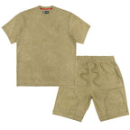 M183 Prada Jersey Short Set - Mocha