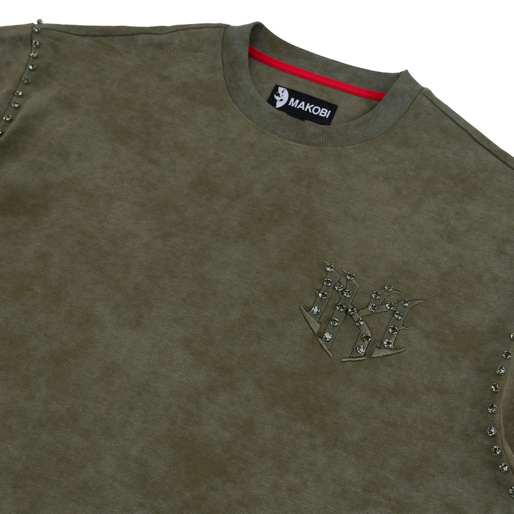 M183 Prada Jersey Short Set - Olive