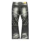 M1908 Veneta Stacked Jeans - Black