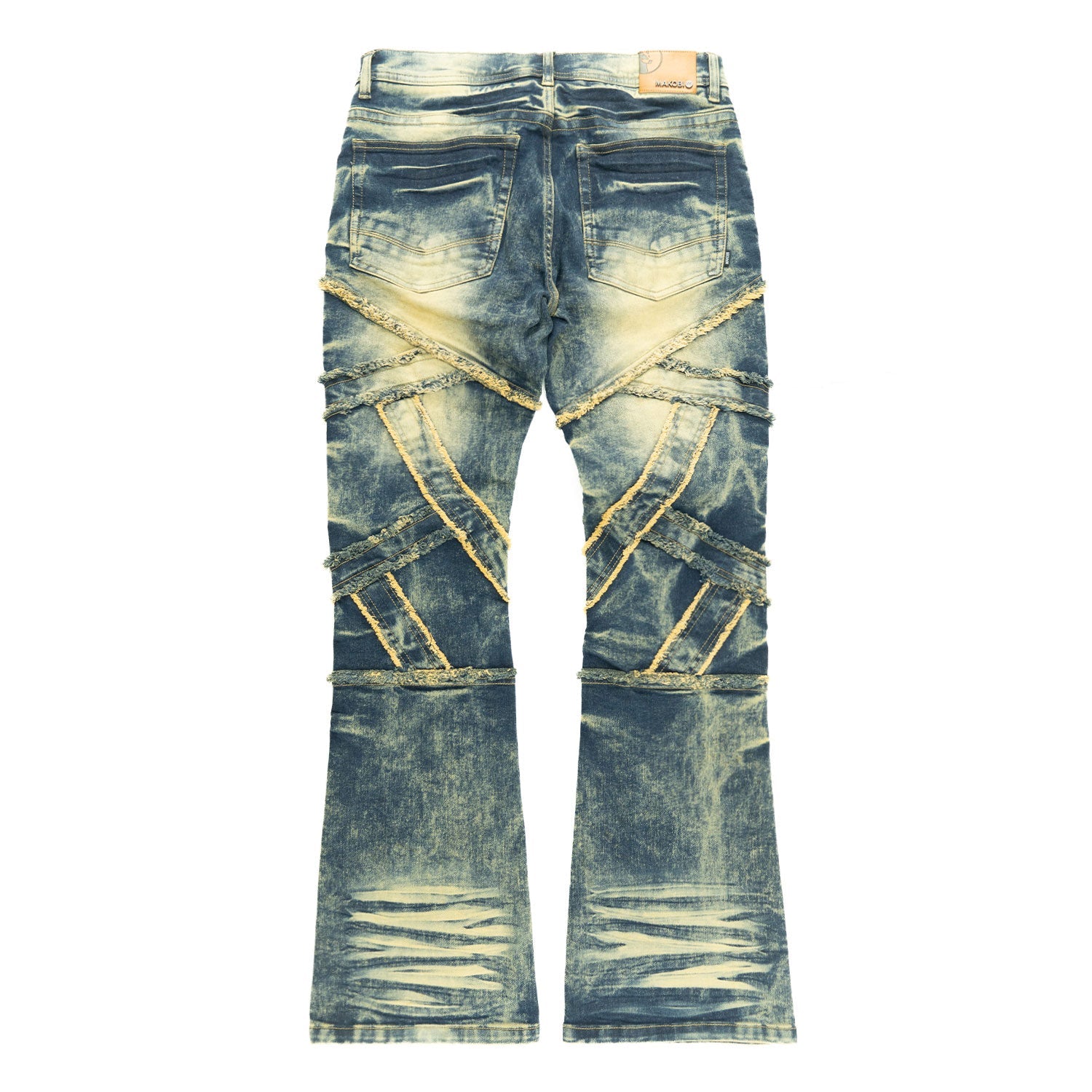 M1908 Veneta Stacked Jeans - Dark Wash