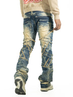 M1908 Veneta Stacked Jeans - Dark Wash