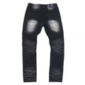 M1924 Makobi Daytona Biker Jeans - Black Wash