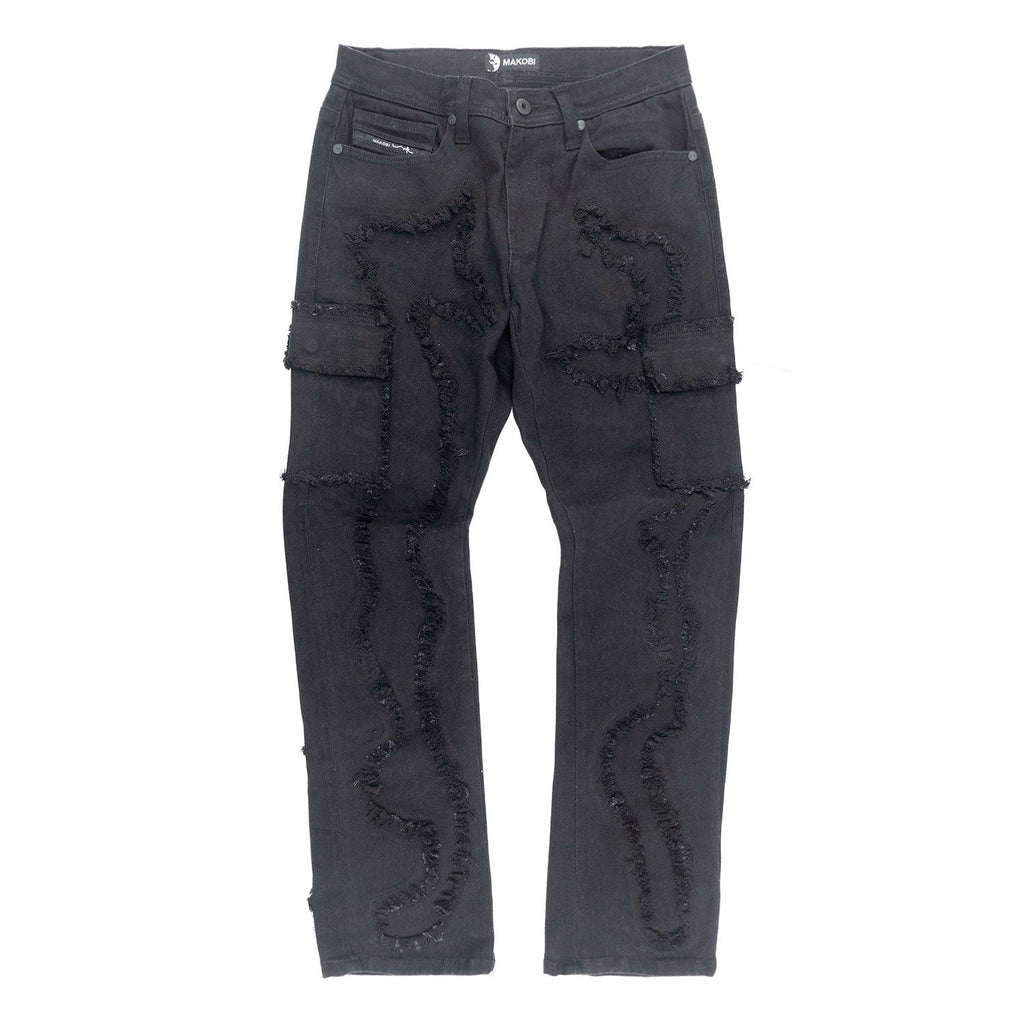 M1977 Masino Cargo Jeans - Black