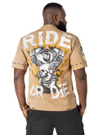 M382 Ride or Die Boxed T-shirt - Mocha