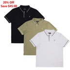 M383 Luciano Polo Shirt Set of 3