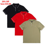 M383 Luciano Polo Shirt Set of 3