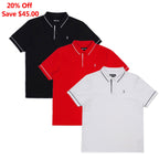 M383 Luciano Polo Shirt Set of 3