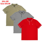 M383 Luciano Polo Shirt Set of 3