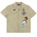 M414 Vivere Twill Short Set - Khaki
