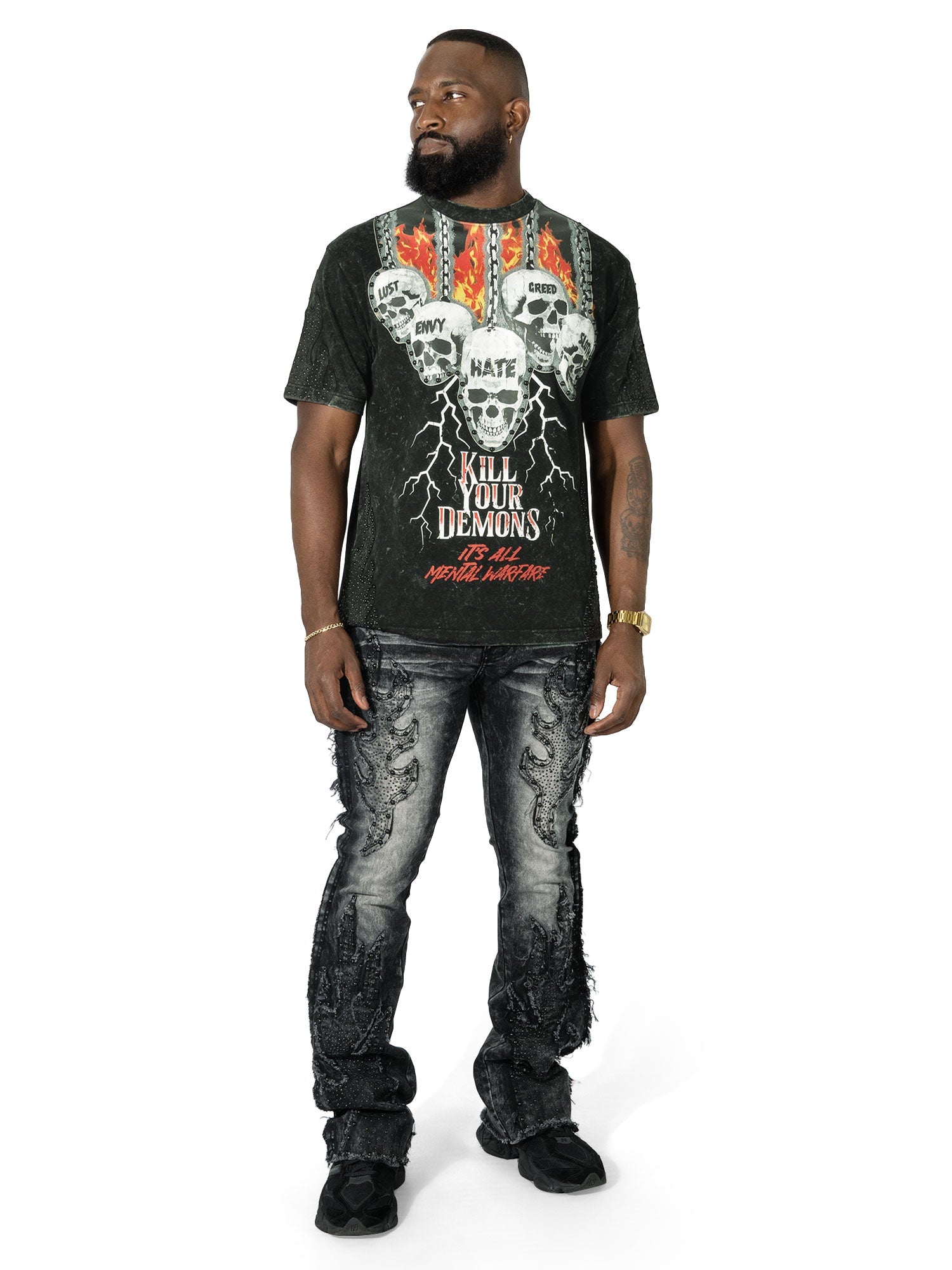 M1959 Tesoro Stacked Jeans - Black