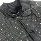 M4208 Lorenzo Vegan Leather Jacket- Black