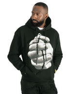 M4225 Rosario Pull Over Hoodie - Black