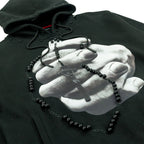 M4225 Rosario Pull Over Hoodie - Black
