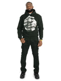 M4225 Rosario Pull Over Hoodie - Black