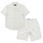 M429 Bellucci Vegan Leather Shirt - White